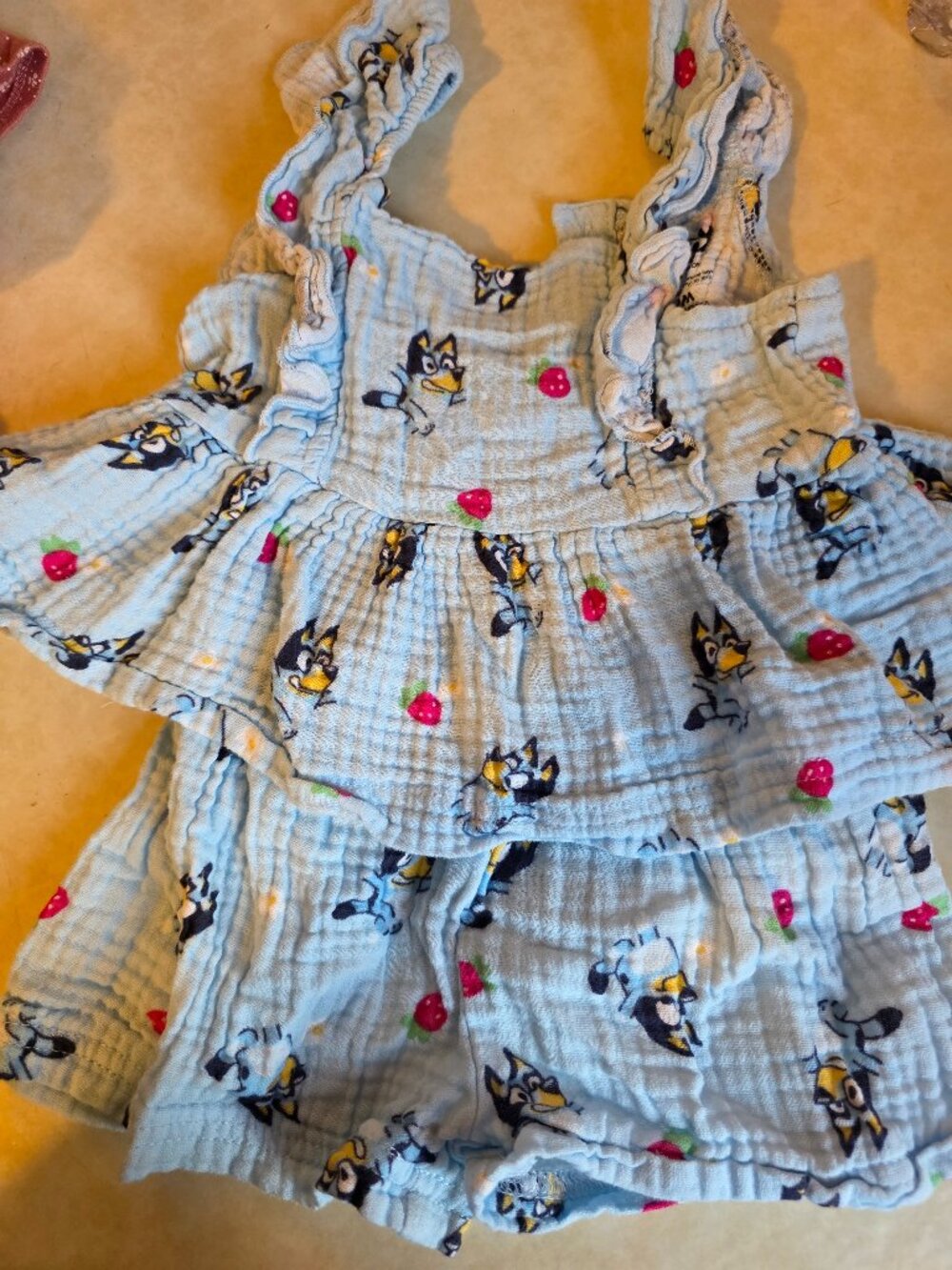 12M Bluey Keepy Uppy Outfit